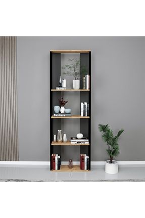 قفسه کتاب مشکی 180 سانتی متر Arnetti - کد 856975118
