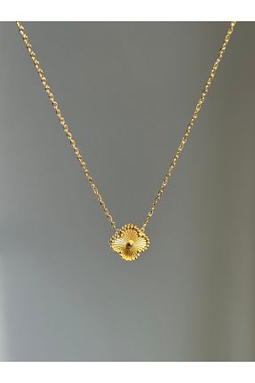 گردنبند استیل ( فولاد ) زرد زنانه استیل ضد زنگ YOUES JEWELRY - کد 925866983