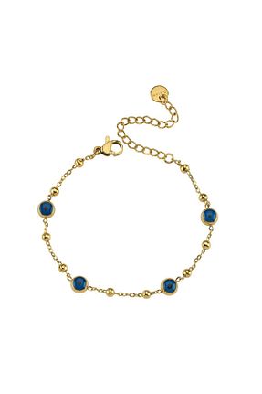 دستبند استیل (فولاد) طلائی استیل (فولاد) CHARMLUCKY - کد 926125919