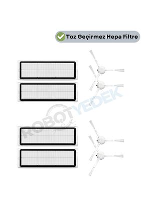 اکسسوری جاروبرقی سفید robotyedek - کد 771598324