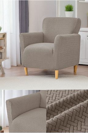 کاور مبل قهوه ای پلی استر HANSARAYHOME - کد 926229728