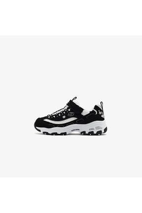 کفش پیاده روی مشکی بچه گانه جیر Skechers - کد 926240530