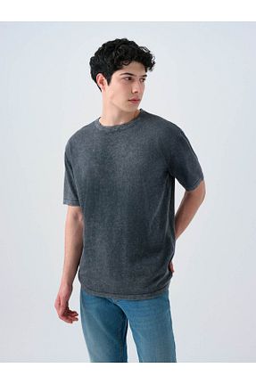 تیشرت آبی مردانه یقه دوچرخه Loft - کد 922271757