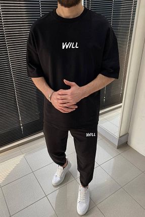 ست بالاتنه و پائین تنه مشکی زنانه بافتنی Wish BF - کد 926150938