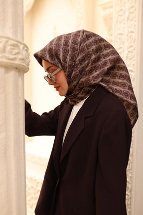 روسری زرشکی İpek Tivil Silk Home - کد 881274851