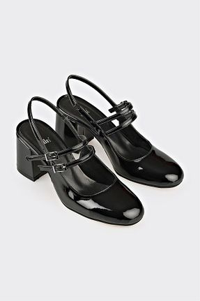 کفش پاشنه بلند کلاسیک مشکی زنانه پلی اورتان Elle - کد 926161451