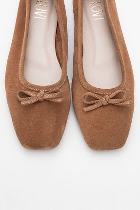 بابت قهوه ای زنانه چرم خالص luvishoes - کد 926185225