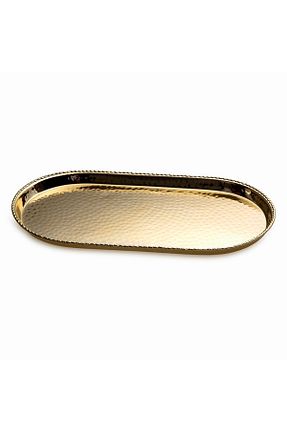 سینی طلائی استیل (فولاد) Jumbo - کد 760572975