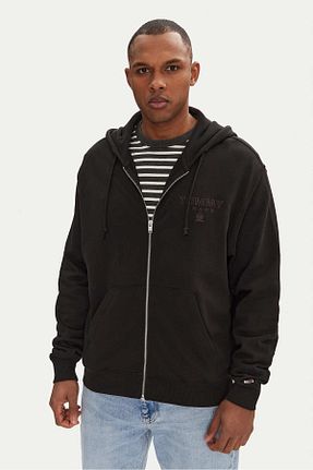 سوئیشرت مشکی مردانه رگولار Tommy Hilfiger - کد 926176411