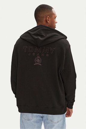 سوئیشرت مشکی مردانه رگولار Tommy Hilfiger - کد 926176411