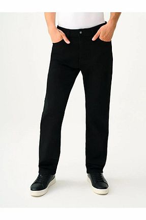 شلوار جین مشکی مردانه پاچه ساده Loft - کد 926340224