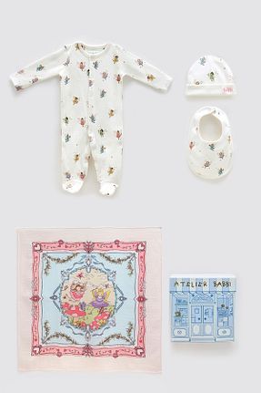 بعد از زایمان سفید بچه گانه پنبه ای Atelier Babbi - کد 846987490