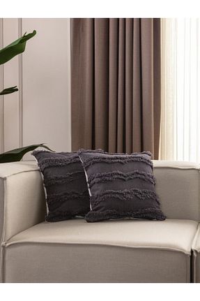 کوسن و روکش کوسن طوسی پلی استر Markaev - کد 920832540