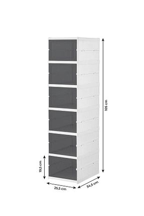 نظم دهنده کفش بنفش پلاستیک Dükkanönü - کد 357235046