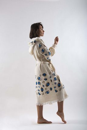 کیمونو و کافتان رنگی زنانه پنبه ای Genel Markalar - کد 716534748
