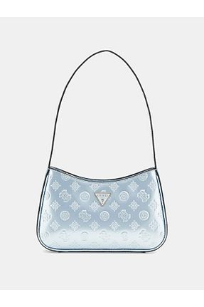 کیف دوشی آبی زنانه پلی اورتان Guess - کد 924159543