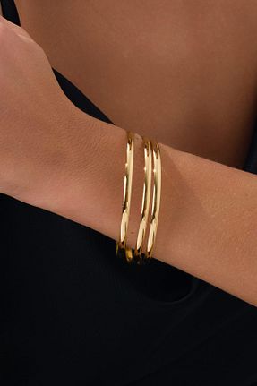دستبند جواهر طلائی زنانه زیرکن EG Jewels Atelier - کد 926232246