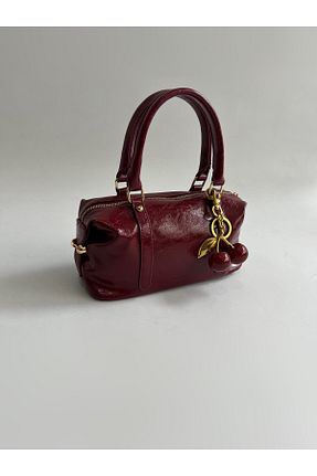 کیف دوشی زرشکی زنانه چرم مصنوعی Mia Collection - کد 897480360