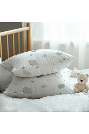 بالش و روبالشی کودک و نوزاد طوسی پنبه ای Wheeppo - کد 683153608