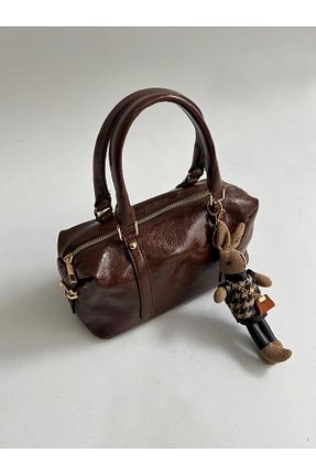 کیف دوشی قهوه ای زنانه چرم مصنوعی Mia Collection - کد 897480083