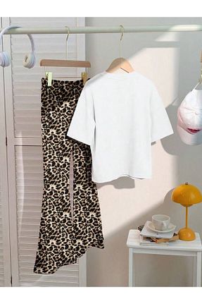 ست بالاتنه و پائین تنه رنگی بچه گانه بافت MORNİNG KİDS - کد 925227899