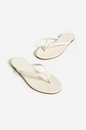 دمپائی نباتی زنانه چرم مصنوعی BELİSSA AYAKKABI - کد 926236994