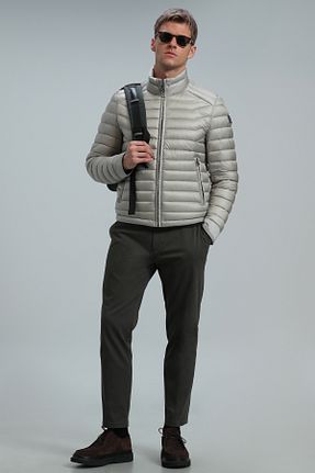 کاپشن بژ مردانه A-Form فیت Lufian - کد 758738474