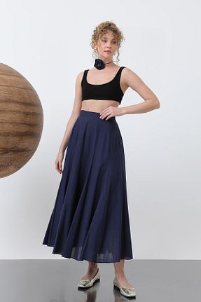 دامن سرمه ای زنانه ساده Soul - کد 926323767