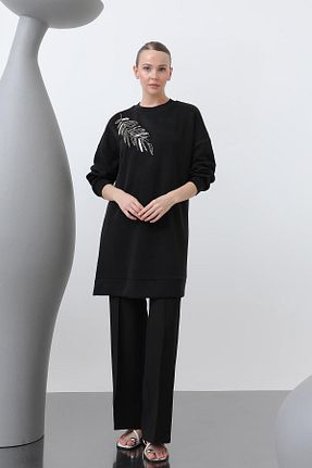تونیک مشکی زنانه بافت Puane - کد 926319905