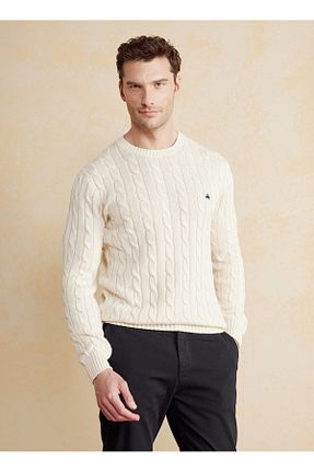 پلیور سفید مردانه Saç Örgü BROOKS BROTHERS - کد 926329577