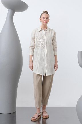 پیراهن طوسی زنانه رگولار Puane - کد 926327998