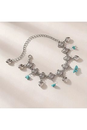 خلخال جواهر آبی زنانه byozanyılmaz - کد 926331881