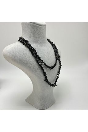 گردنبند جواهر رنگی زنانه سنگ طبیعی YILDIZ DOĞAL TAŞ - کد 926344665