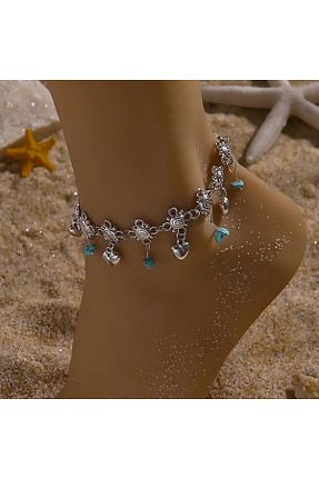 خلخال جواهر آبی زنانه byozanyılmaz - کد 926331881