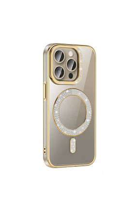 کاور و قاب طلائی iPhone 15 Pro Nezih Case - کد 926339960