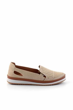 کفش کژوال قهوه ای زنانه چرم مصنوعی Bambi - کد 822262407