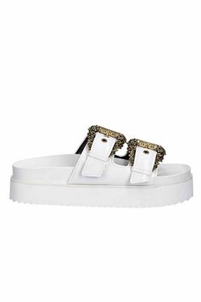 دمپائی سفید زنانه پاشنه تخت Versace - کد 926337822