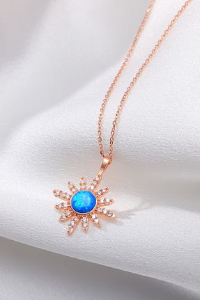 گردنبند نقره رنگی زنانه 925 عیار Linterna Silver - کد 926442791