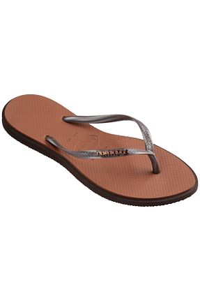 دمپائی قهوه ای بچه گانه پلی اورتان Havaianas - کد 901445863
