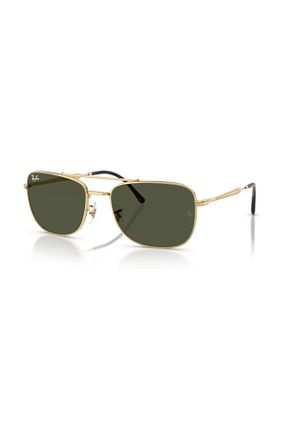عینک آفتابی طلائی زنانه 59 Ray-Ban - کد 899496328
