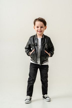 کت مشکی بچه گانه رگولار Titimixkids - کد 920827823