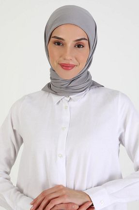 روسری طوسی پنبه ای HAREM SCARF - کد 926360658