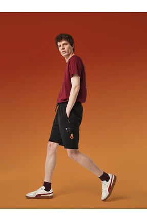 شلوارک و برمودا مشکی مردانه رگولار Galatasaray - کد 926552003