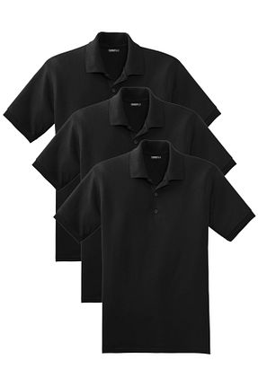 پولوشرت مشکی مردانه پنبه پلی استر GENIUS STORE - کد 926365204