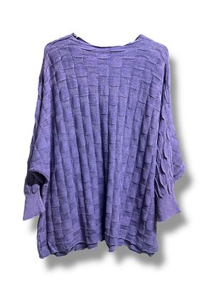 بلوز بنفش زنانه رگولار Butik - کد 888135964