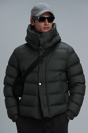 کاپشن سبز مردانه رگولار Lufian - کد 760371508