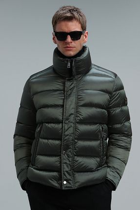 کاپشن سبز مردانه رگولار Lufian - کد 760371571