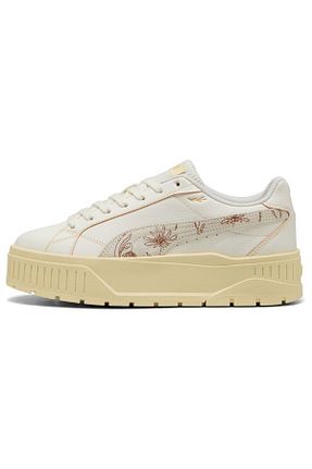 کفش اسنیکر سفید زنانه بند دار Puma - کد 905327149