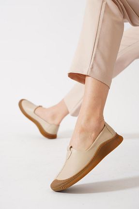 بابت بژ زنانه چرم خالص Moda Pie - کد 926429812