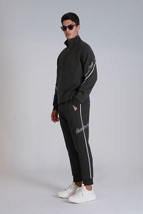 شلوار کرمگن سبز مردانه رگولار Lufian - کد 859223529